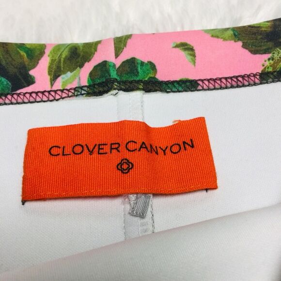 Clover Canyon Pencil Skirt Floral Striped - Picture 4 of 7